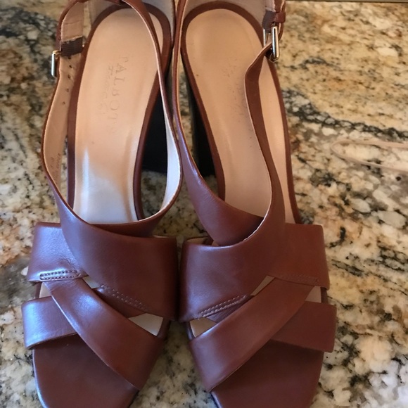 Talbots Shoes Talbots Brown Leather Heel Poshmark